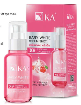 KA Baby White Serum Shot Serum Dưỡng Trắng Da